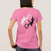 リザードスポーツジャケット女子リザードトラックジャケット Tシャツ (裏面)