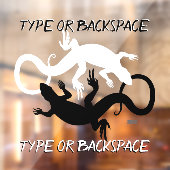 リザードデカールパーソナライズされた爬虫類アートウィンドウにしがみつく ウィンドウサイン (シート2)