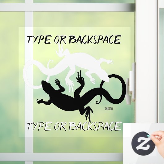 リザードデカールパーソナライズされた爬虫類アートウィンドウにしがみつく ウィンドウサイン (ホーム)