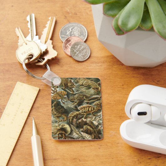 リザードバイエルンストヘッケルヴィンテージラケルティリア キーホルダー (デスク)