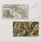 リザードバイエルンストヘッケルヴィンテージラケルティリア 名刺 (正面/裏面)