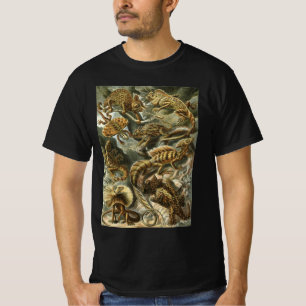 リザードバイエルンストヘッケルヴィンテージラケルティリア Tシャツ