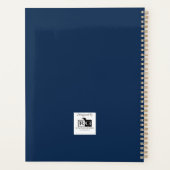 リザードパーソナライズされたウィーク月プランナー手帳 プランナー手帳 (裏面)