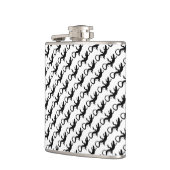 リザードフラスクギフト爬虫類リザードアート飲み物フラスコ フラスク (左)