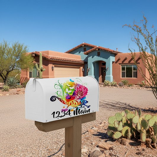 リザードメールボックスのステッカー シール