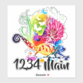 リザードメールボックスのステッカー シール (シート)