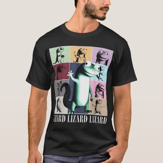 リザードリザードミームヴィンテージ Tシャツ (正面)