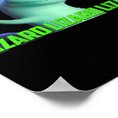 リザードリザードリザードおもしろいミーム女子男性へキッド ポスター (角)