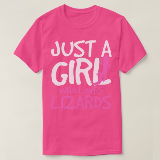 リザードリザード恋人爬虫類 Tシャツ (デザイン正面)