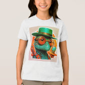 リザードルユニセックスンゲTシャツ トライブレンドＴシャツ (正面)