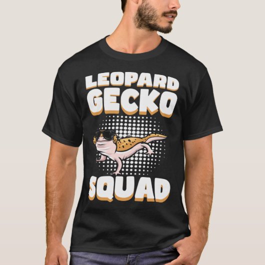 リザード爬虫類ヒョウ雌猫 Tシャツ (正面)