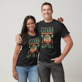 リザード爬虫類爬虫類爬虫類レトロおもしろいギフト Tシャツ (ユニセックス)