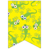 リザード誕生日パーティー バンティングフラッグ (第1の旗)