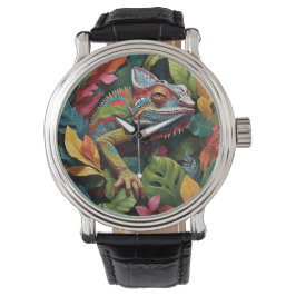 リザード離れズ&カラー 腕時計