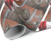 リザード・サンタハット ラッピングペーパー (ロールコーナー)