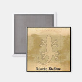 リザード・ダ・ヴィンチ マグネット (正面/裏面)