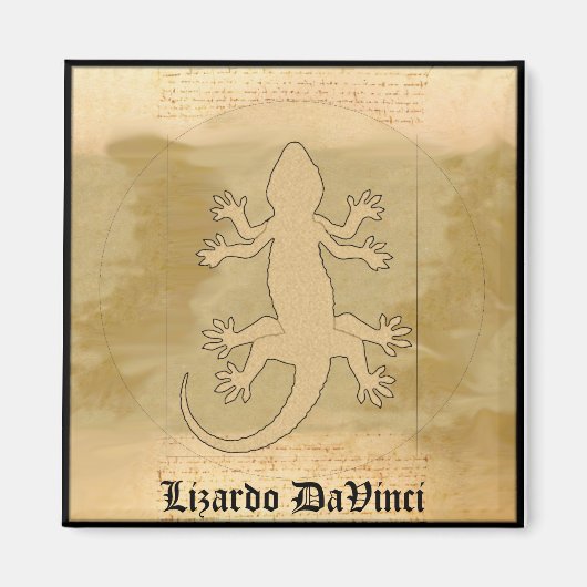 リザード・ダ・ヴィンチ マグネット (正面)