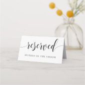 リザーブドシー結婚ト座席表 プレイスカード (裏面)