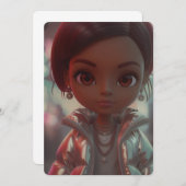 リシェルのギフトカード 招待状 (正面/裏面)