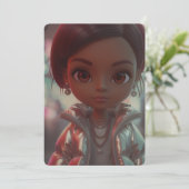 リシェルのギフトカード 招待状 (スタンド正面)