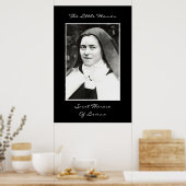 リシューの小さな花の聖テラス ポスター (キッチン)