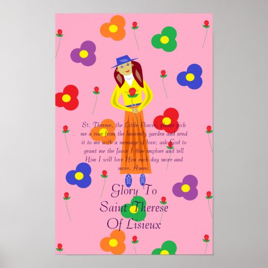 リシューの聖テラスへの栄光 ポスター (正面)