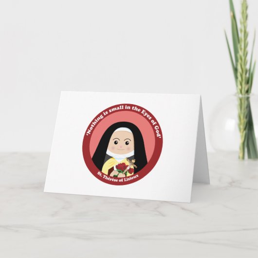 リシューの聖テレーズ カード (正面)