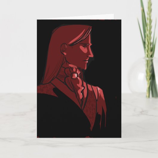 リシンチル大使グリーティングカード カード (正面)