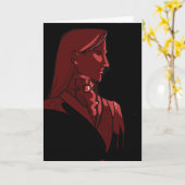 リシンチル大使グリーティングカード カード (黄色い花)