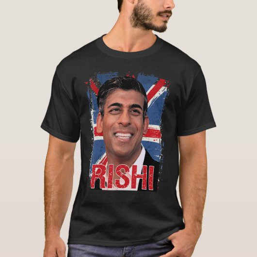 リシ・スナク英首相 Tシャツ (正面)