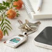 リジェカクロアチアメタルキーチェーン キーホルダー (側面)