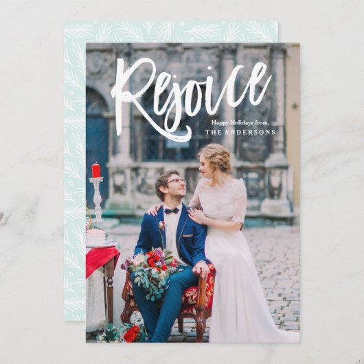 リジェスホリデイオーバーレイフォトカード シーズンカード (正面/裏面)