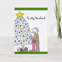 リジーの人々が夫のカードにクリスマスを祝う