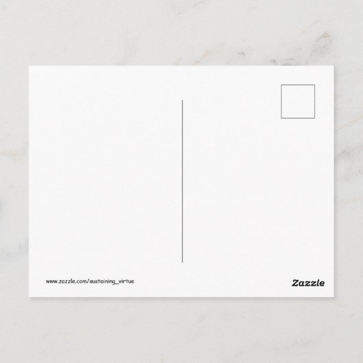 リジーの人々天使の聖なる夜のはがき ポストカード (裏面)