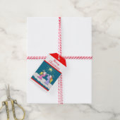 リジーの人々天使の聖なる夜のギフトラベル ギフトタグ (より糸付き)