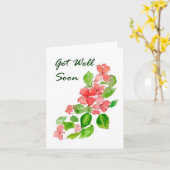 リジー忙しーが元気になる カード (黄色い花)