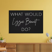 リジー・ベネットは何をする？ キャンバスプリント (インサイチュ (リビング))