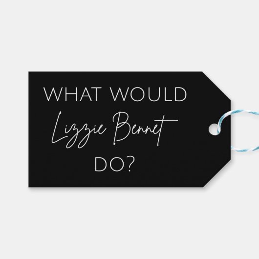 リジー・ベネットは何をする？ ギフトタグ (正面(横))