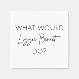 リジー・ベネットは何をする？ スタンダードカクテルナプキン