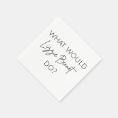 リジー・ベネットは何をする？ スタンダードカクテルナプキン (角)