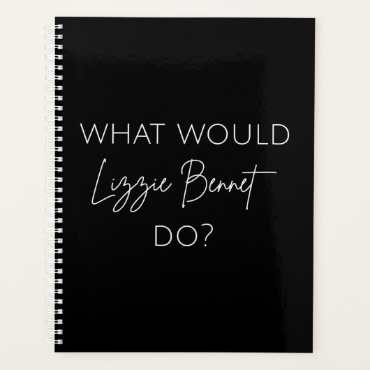 リジー・ベネットは何をする？ プランナー手帳 (正面)