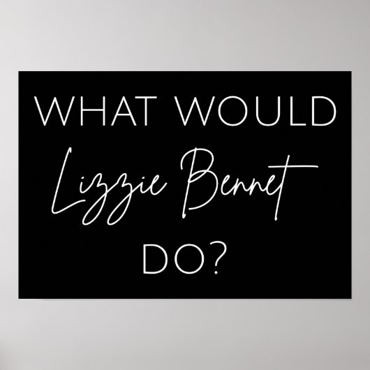 リジー・ベネットは何をする？ ポスター (正面)