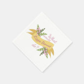 リジー・ベネットは何をする？井伊 スタンダードカクテルナプキン (角)