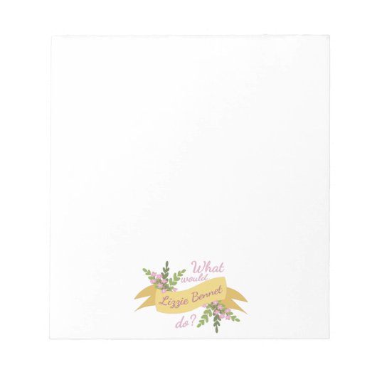 リジー・ベネットは何をする？井伊 ノートパッド (正面)