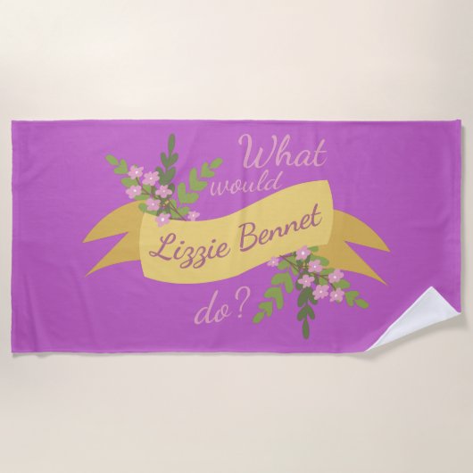 リジー・ベネットは何をする？井伊 ビーチタオル (正面)