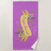 リジー・ベネットは何をする？井伊 ビーチタオル (正面)