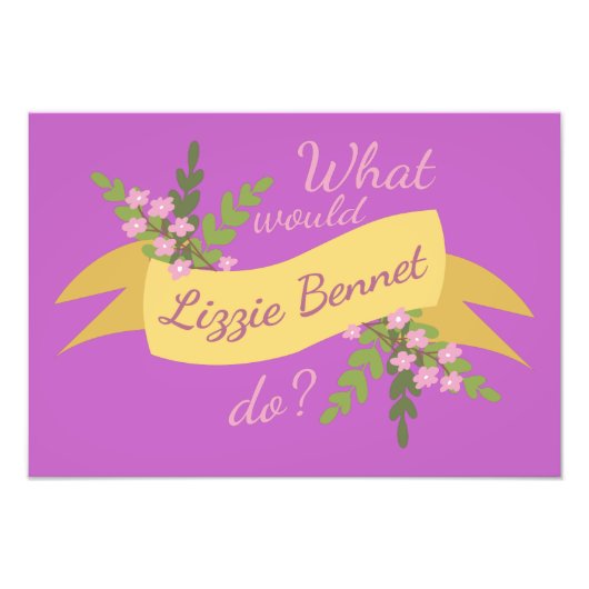 リジー・ベネットは何をする？井伊 フォトプリント            (正面)