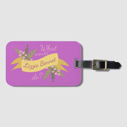 リジー・ベネットは何をする？井伊 ラゲッジタグ (正面横)