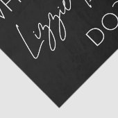 リジー・ベネットは何をする？ 薄葉紙 (詳細)