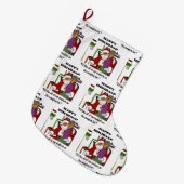 リスいけなト ラージクリスマスストッキング (正面 (吊り時))